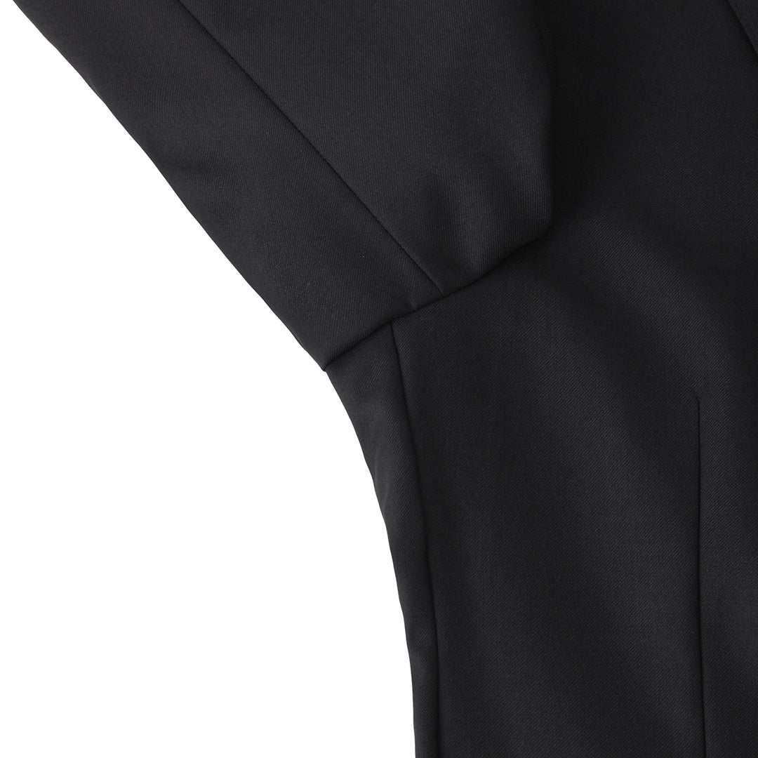 【Renewal】 Twill Tailored Jacket Color: Black
