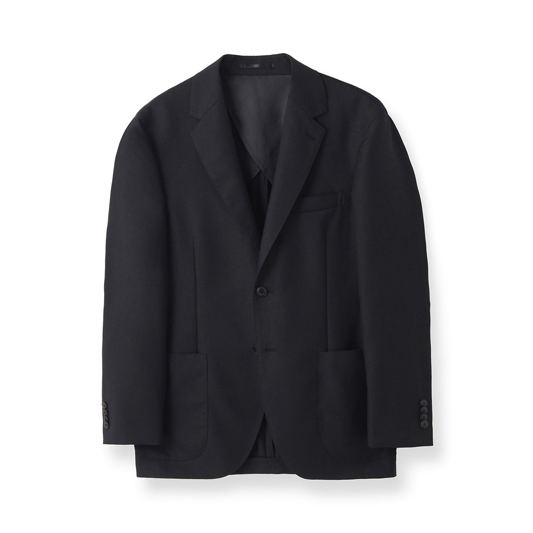 【Renewal】 Twill Tailored Jacket Color: Black