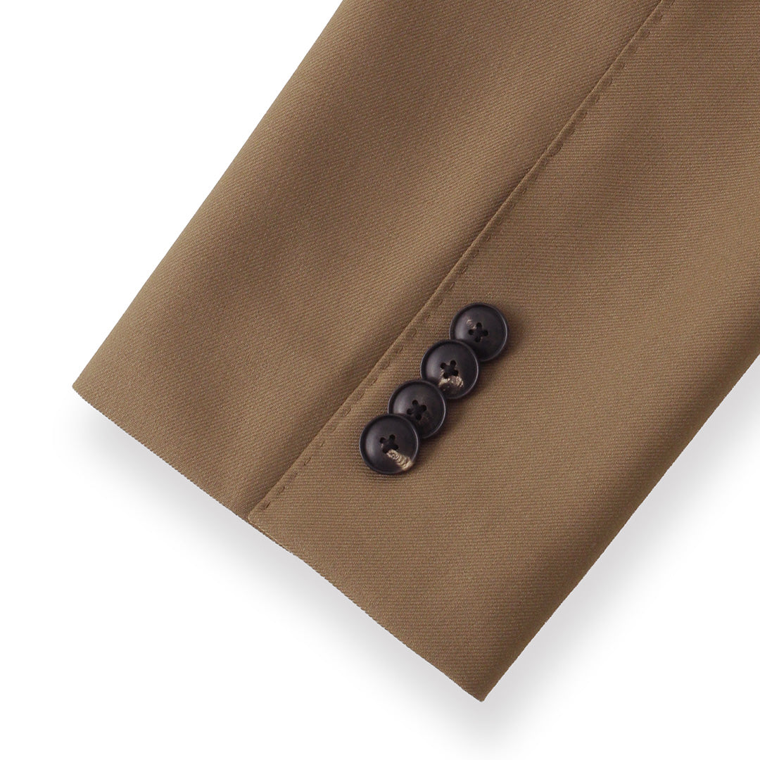【Renewal】 Twill Tailored Jacket Color: Camel