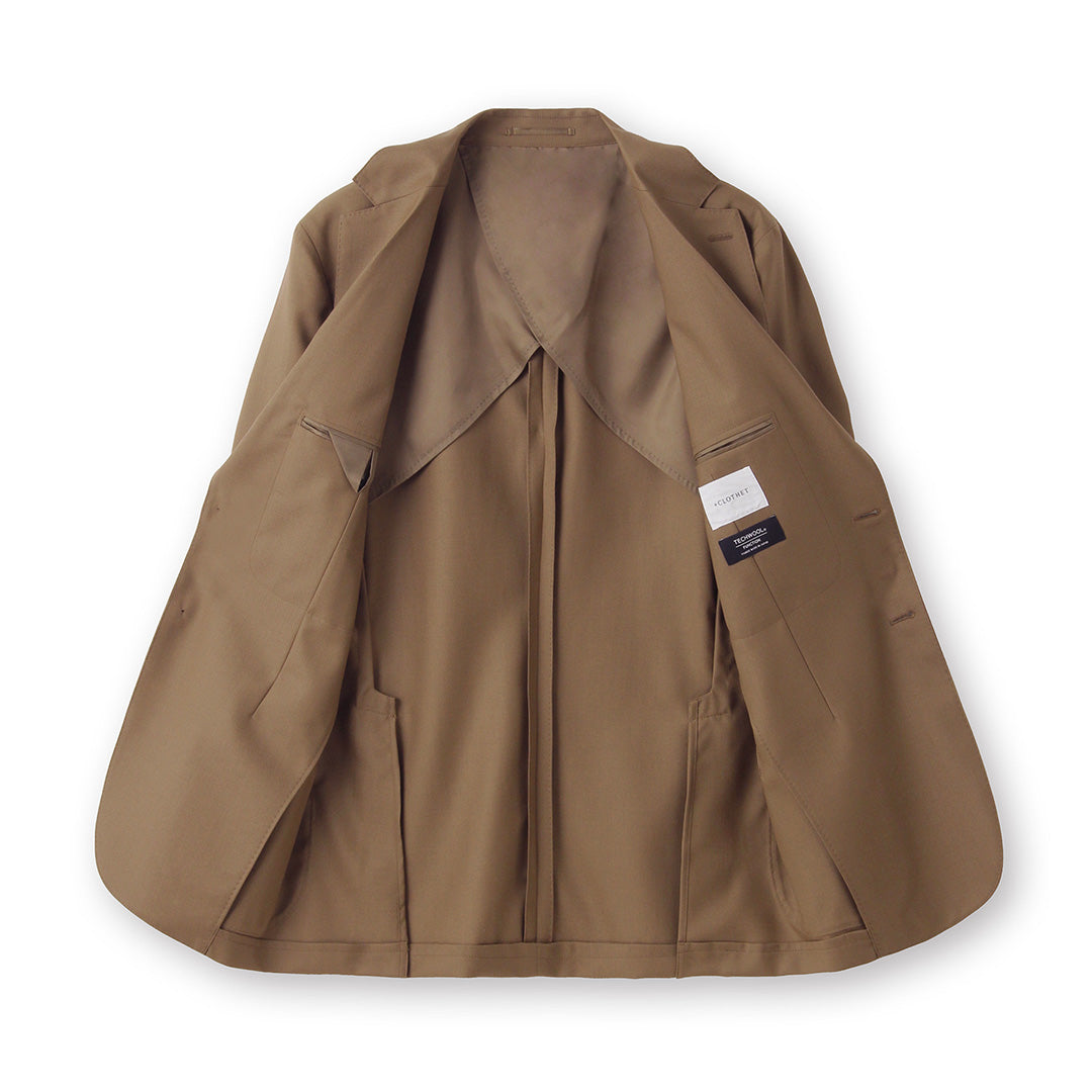 【Renewal】 Twill Tailored Jacket Color: Camel