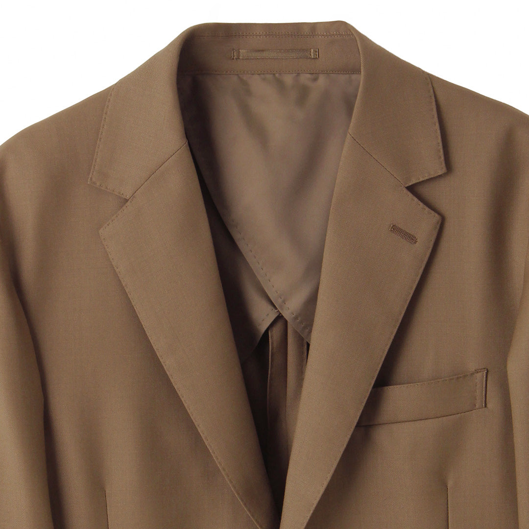 【Renewal】 Twill Tailored Jacket Color: Camel