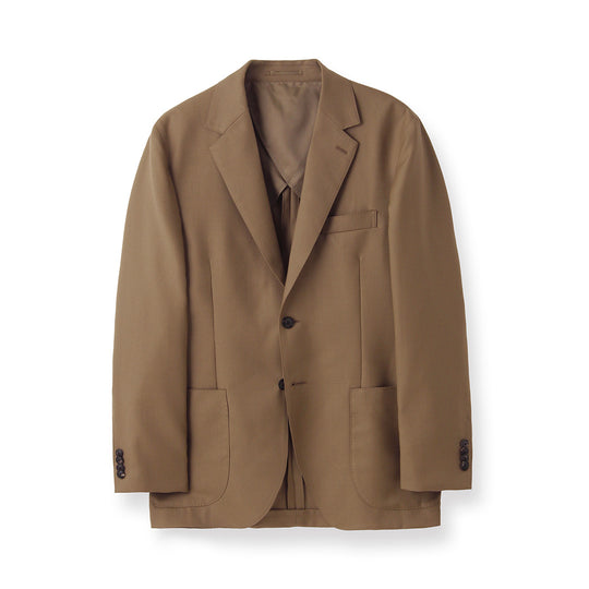 【Renewal】 Twill Tailored Jacket Color: Camel