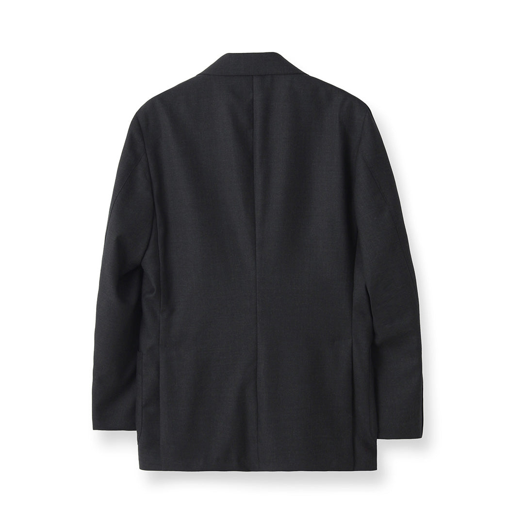 【Renewal】 Twill Tailored Jacket Color: Charcoal