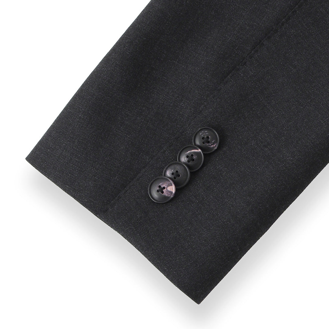 【Renewal】 Twill Tailored Jacket Color: Charcoal