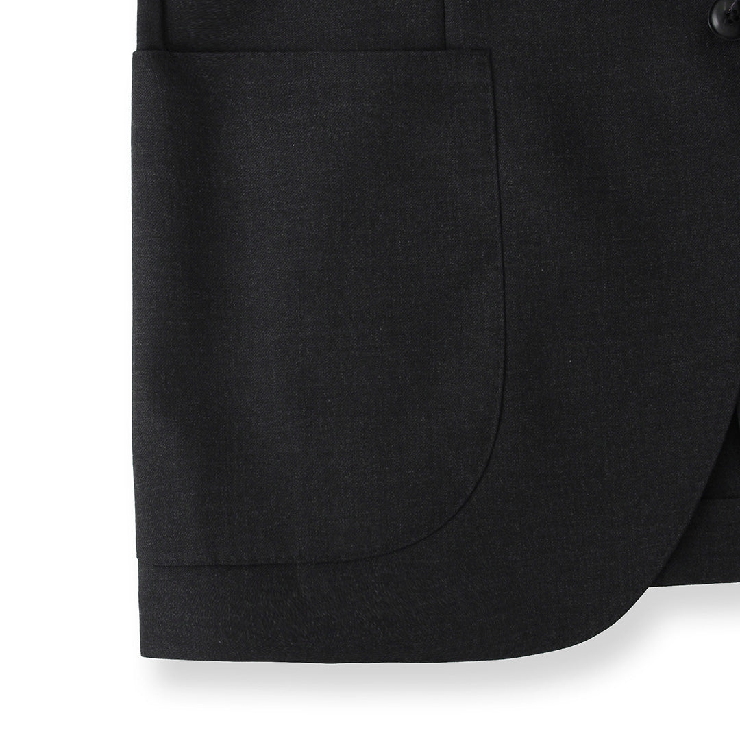 【Renewal】 Twill Tailored Jacket Color: Charcoal