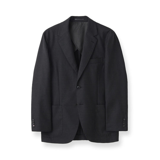 【Renewal】 Twill Tailored Jacket Color: Charcoal