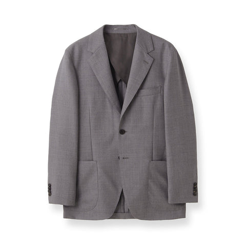 【Renewal】 Twill Tailored Jacket Color: Light Gray