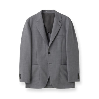 【Renewal】 Twill Tailored Jacket Color: Light Gray