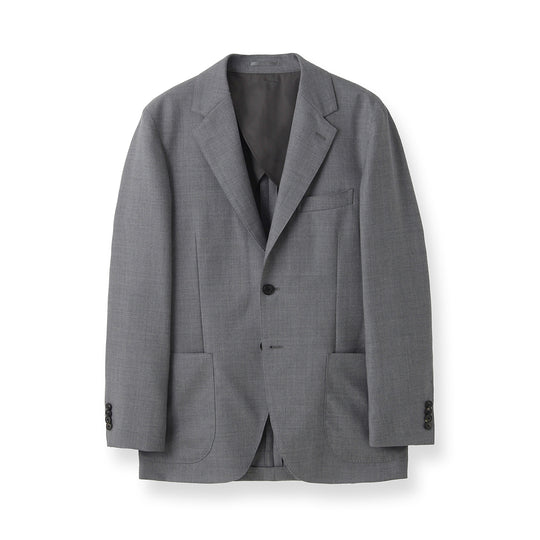 【Renewal】 Twill Tailored Jacket Color: Light Gray