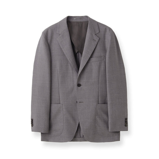 【Renewal】 Twill Tailored Jacket Color: Light Gray