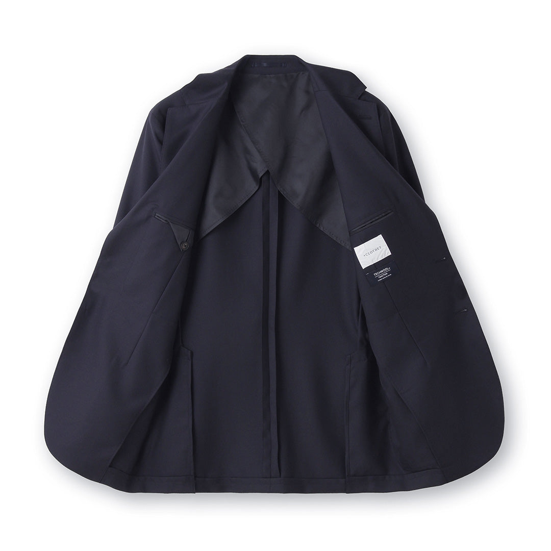 【Renewal】 Twill Tailored Jacket Color: Navy