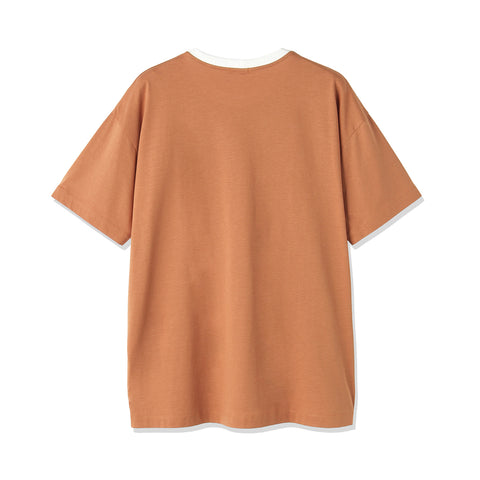 【THE LIMITED EDITION】 Ringer Neck Big T-shirt Color: Sunset