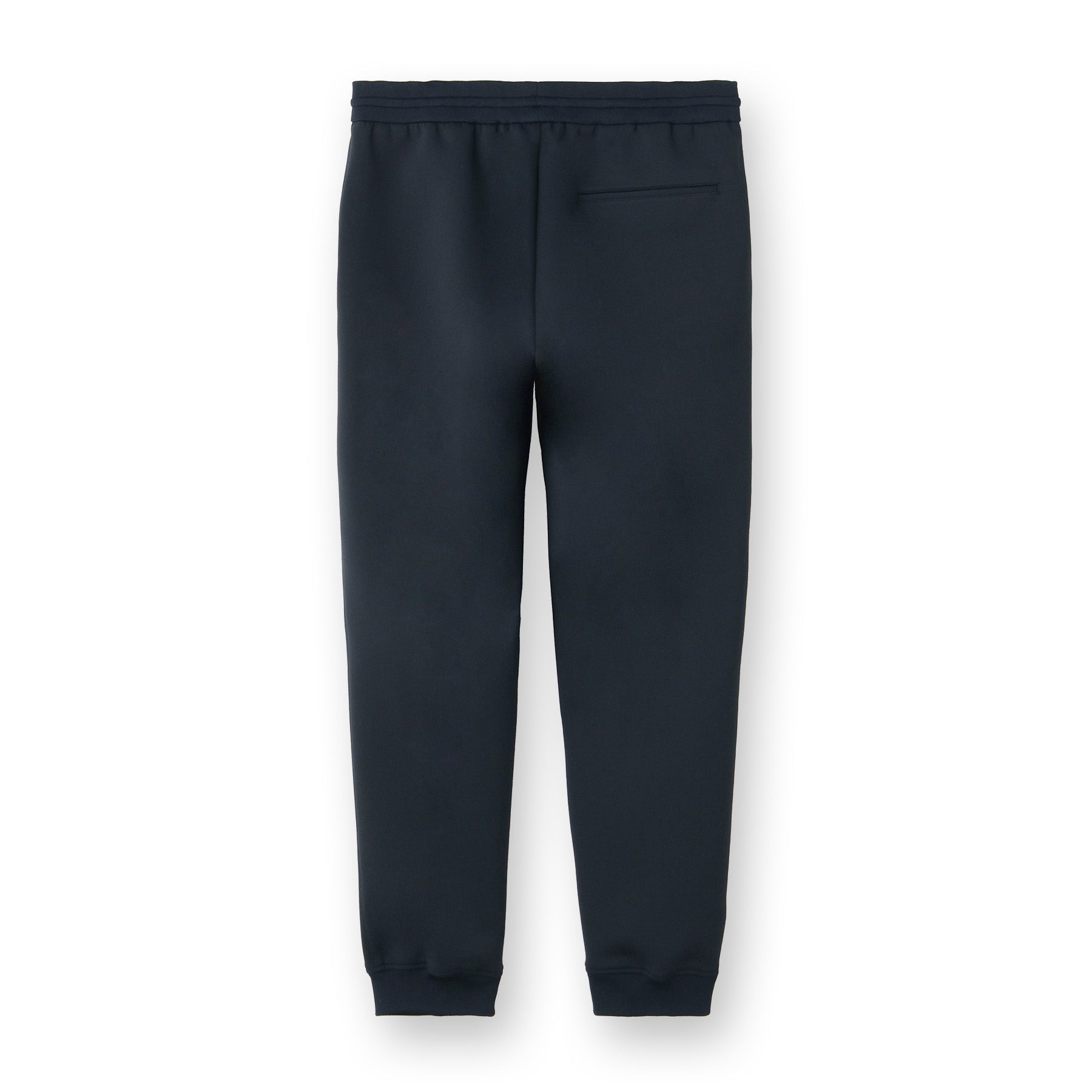 Triacetate Scuba Jersey Jogger Pants Color: Navy