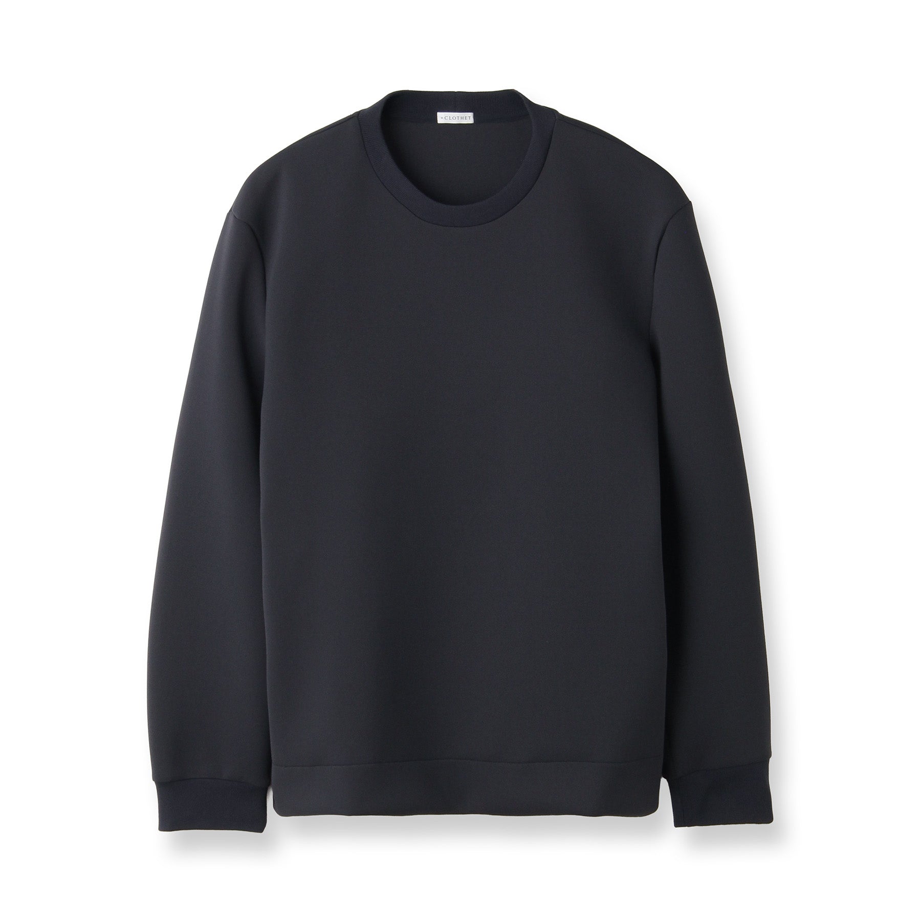 Triacetate Scuba Jersey Sweatshirt Color: Navy