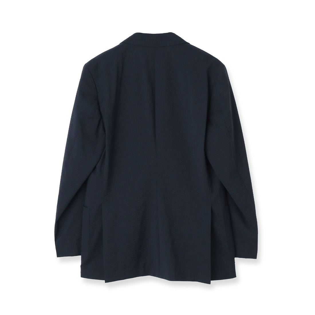 【Renewal】Seersucker Tailored Jacket Color: Deep Navy