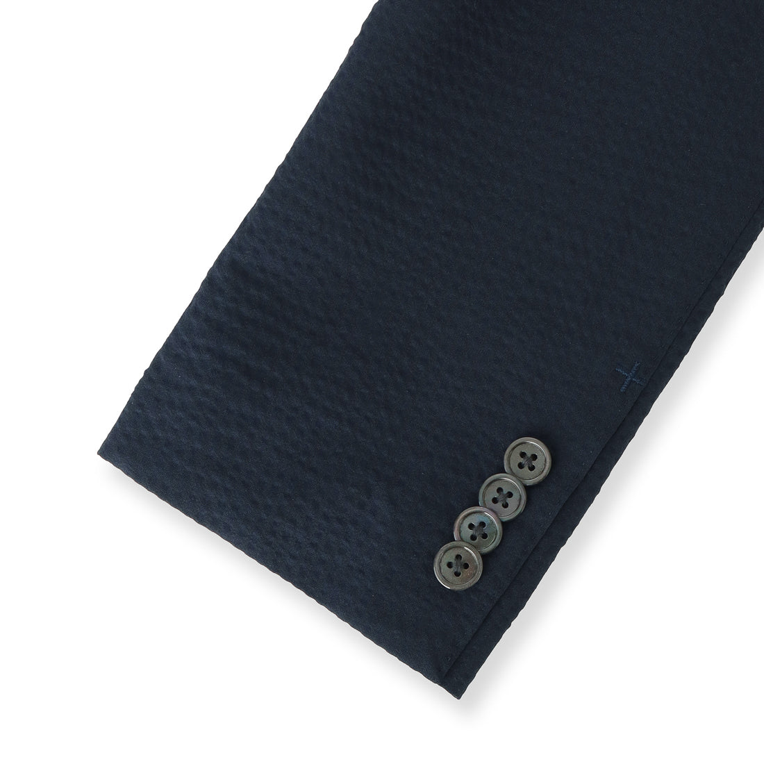 【Renewal】Seersucker Tailored Jacket Color: Deep Navy