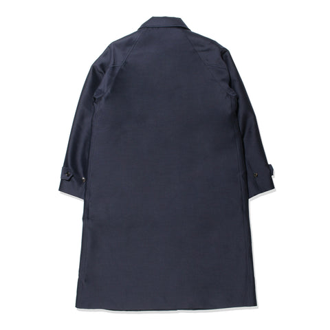 【10月下旬発送】Silk Wool Bal Collar Coat Color: Navy