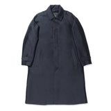 【10月下旬発送】Silk Wool Bal Collar Coat Color: Navy