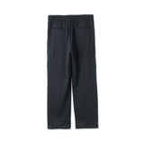 Smooth Terry Wide Cargo Pants Color: Navy