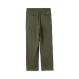 Smooth Terry Wide Cargo Pants Color: Olive