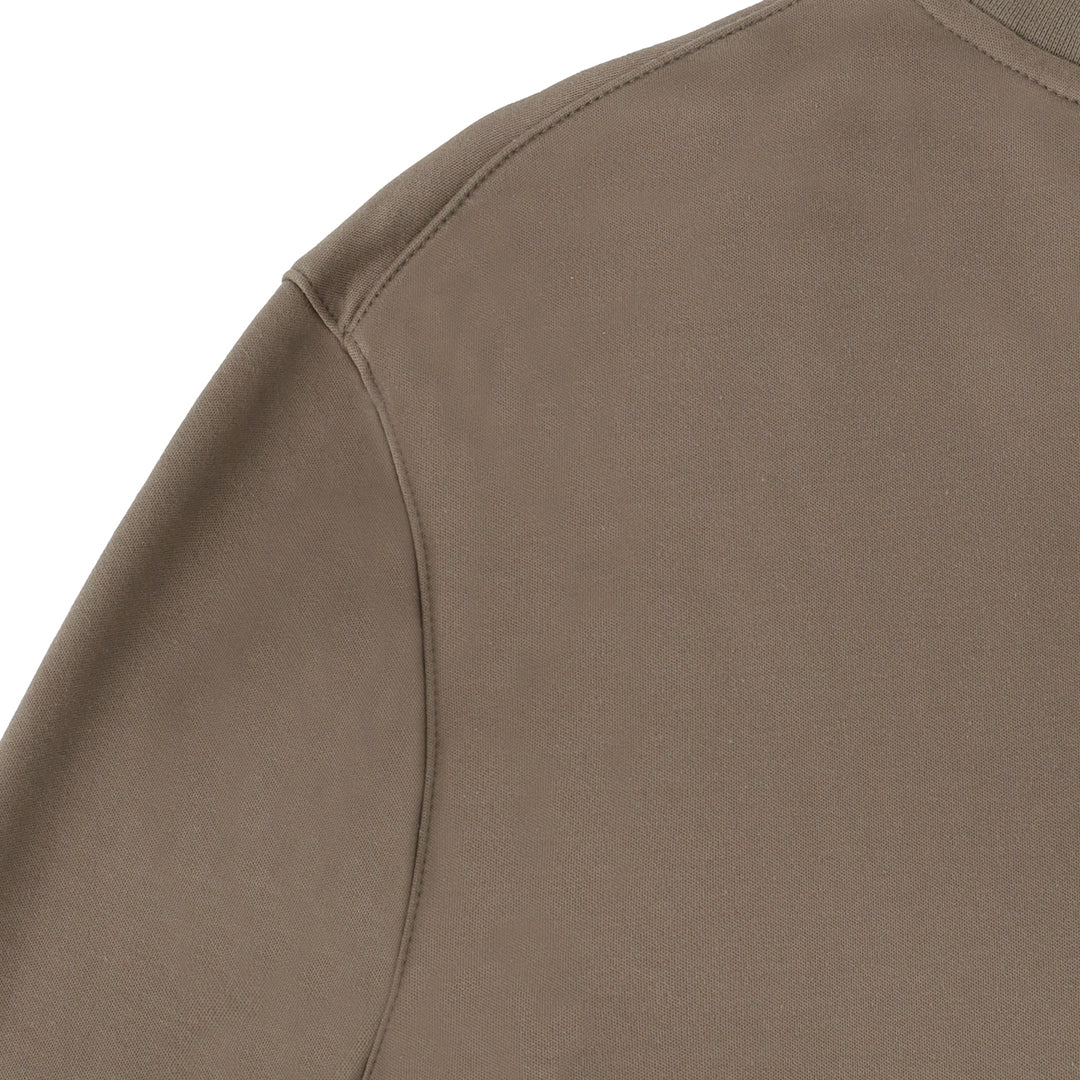 Smooth Terry Sweatshirt Color: Mocha