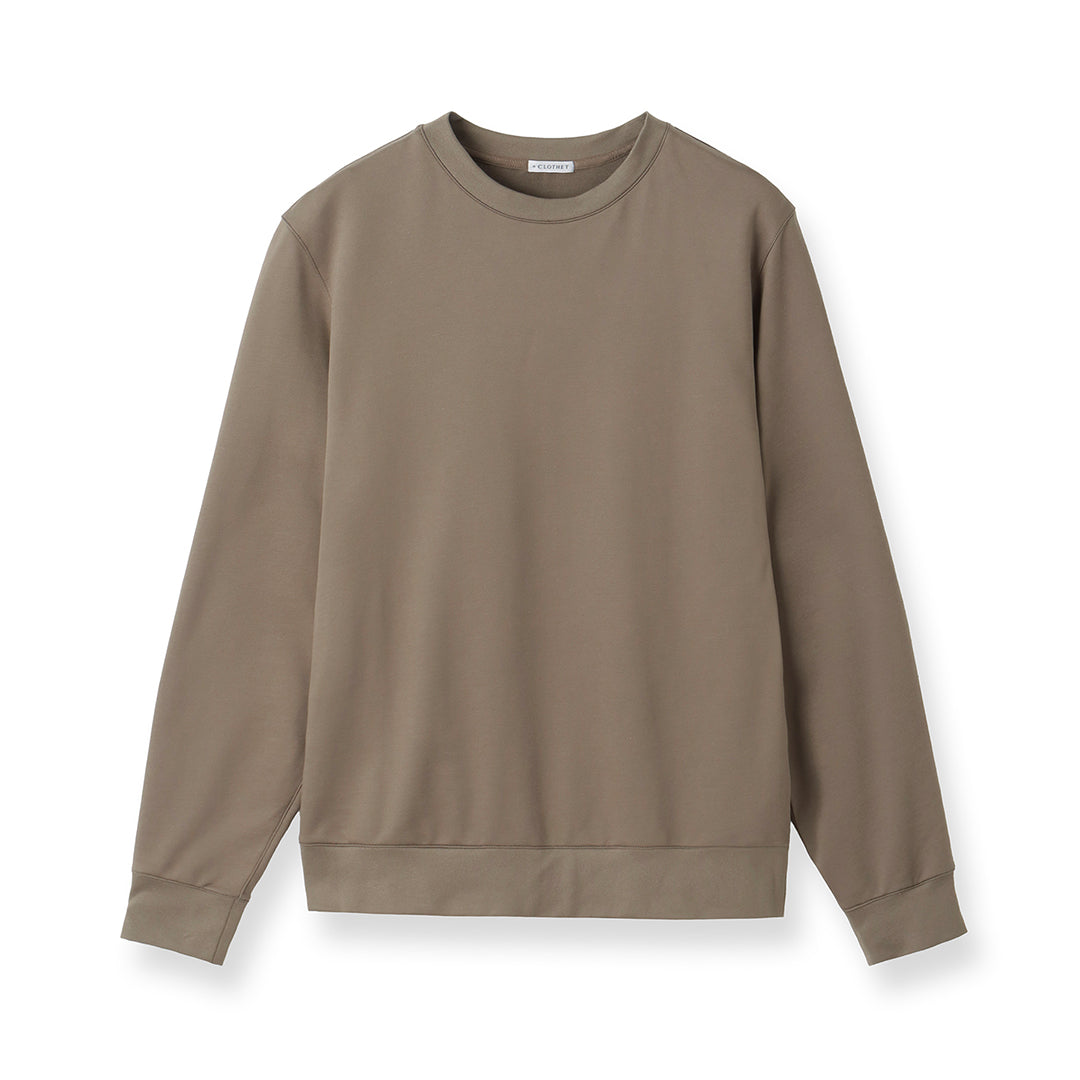 Smooth Terry Sweatshirt Color: Mocha