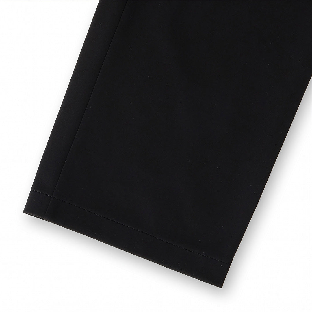 Smooth Terry Wide Pants Color: Black