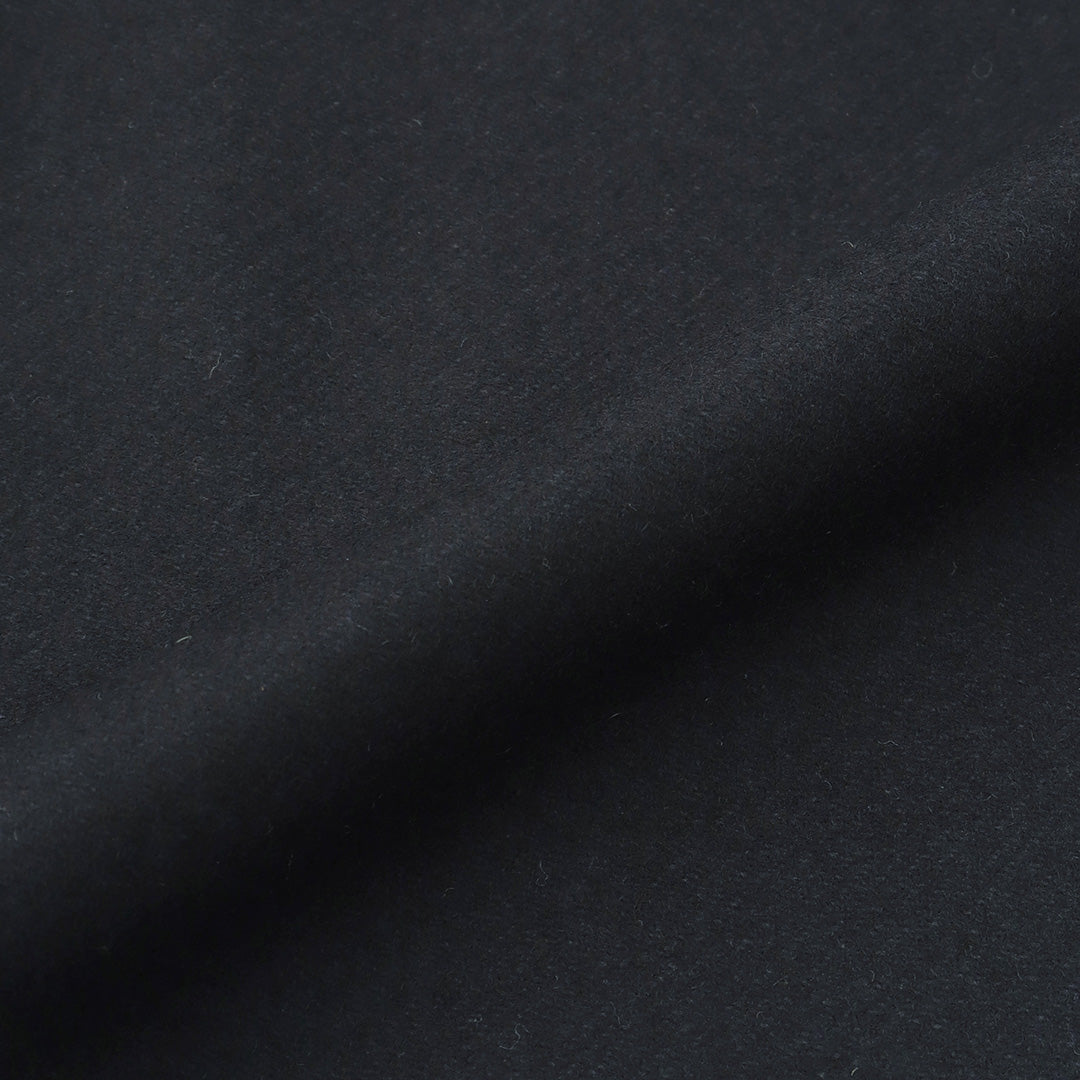 【10/24販売開始】Super140’s Melton Single Ulster Coat Color: Navy