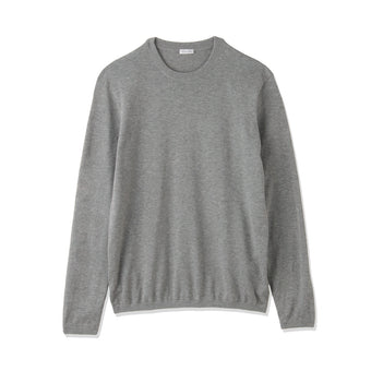 【THE LIMITED EDITION】Crew Neck Knit Color: Light Gray