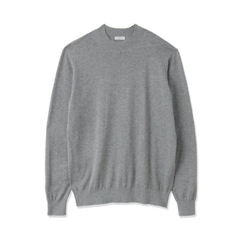 【THE LIMITED EDITION】Mock Neck Knit Color: Light Gray