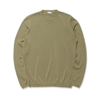 Crew Neck Knit Color: Dry Khaki