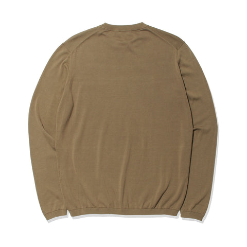 Crew Neck Knit Color: Fawn