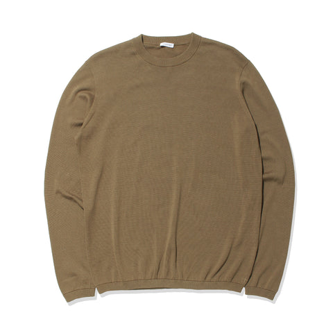 Crew Neck Knit Color: Fawn