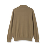 Long Sleeve Knit Polo-shirt Color: Fawn