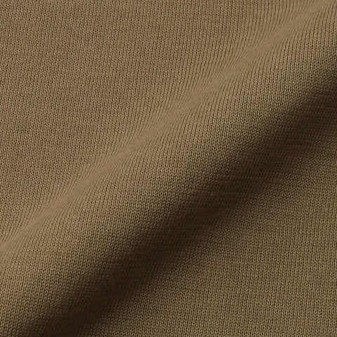 Long Sleeve Knit Polo-shirt Color: Fawn