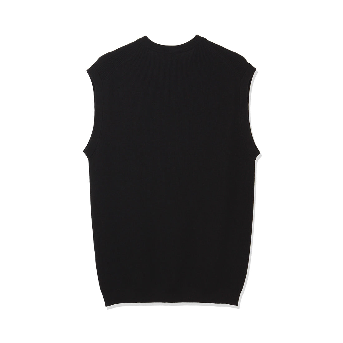 SUVIN PLATINUM Knit Vest Color: Black