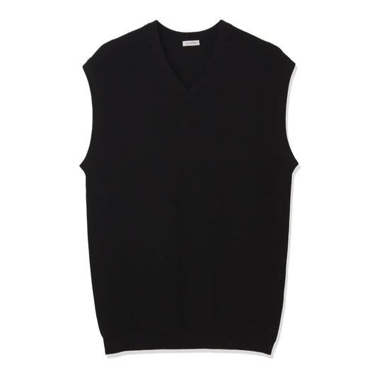 SUVIN PLATINUM Knit Vest Color: Black