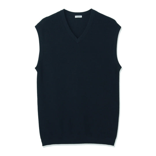 SUVIN PLATINUM Knit Vest Color: Navy