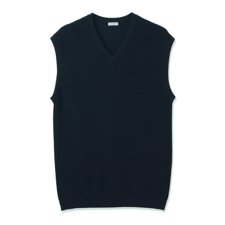 SUVIN PLATINUM Knit Vest Color: Black