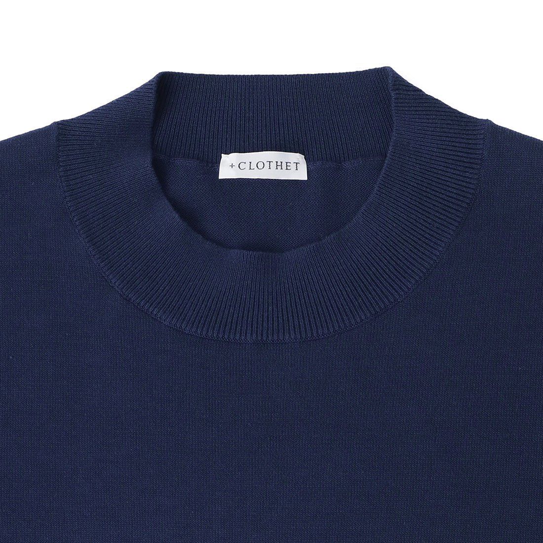 Mock Neck Knit Color: Deep Blue