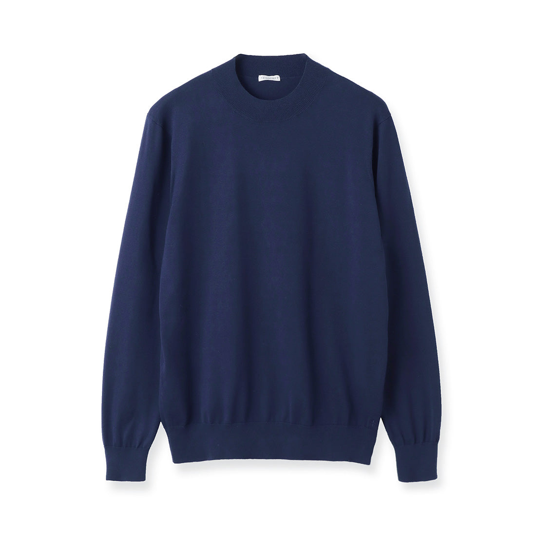 Mock Neck Knit Color: Deep Blue