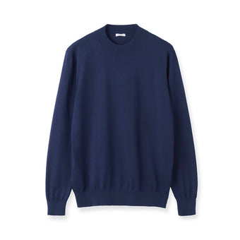 Mock Neck Knit Color: Deep Blue