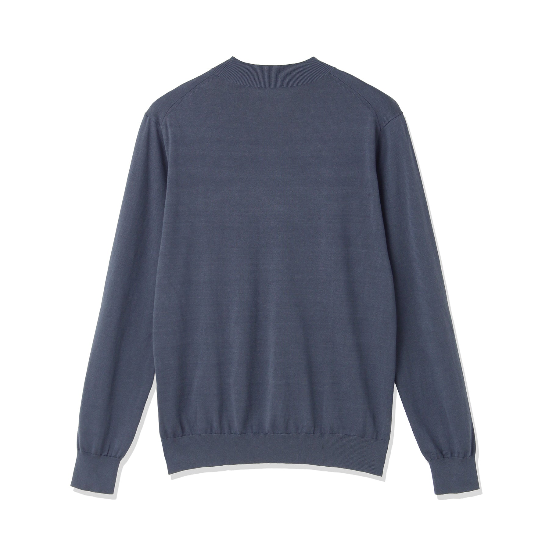 Mock Neck Knit Color: Graphite Blue