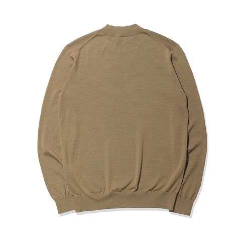 Mock Neck Knit Color: Fawn