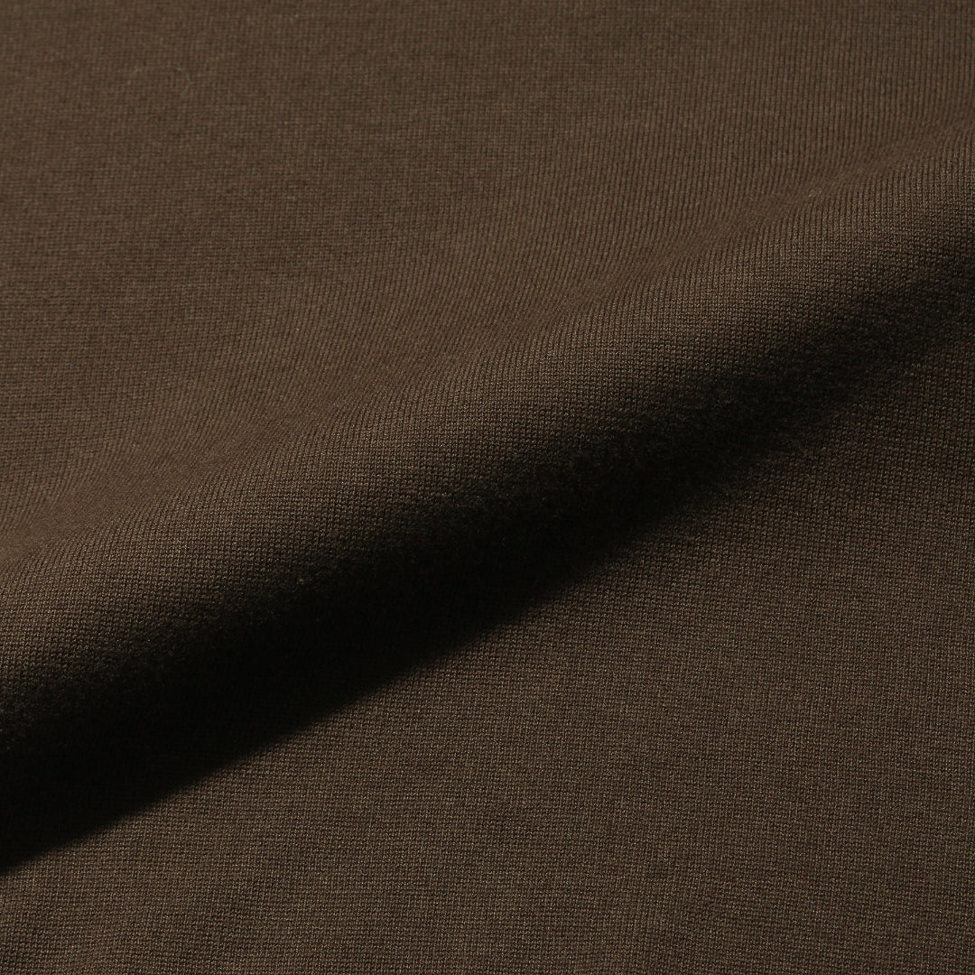 Mock Neck Knit Color: Oak