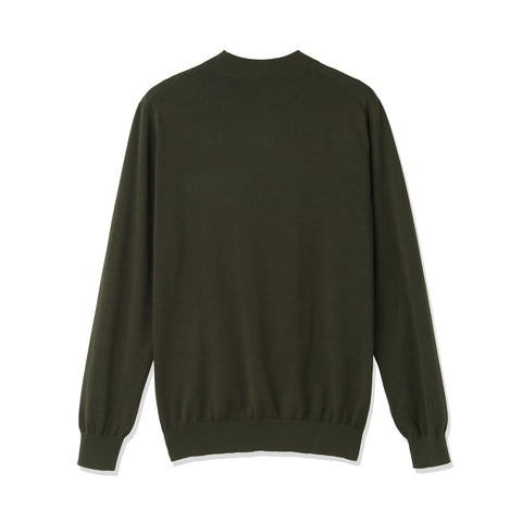 Mock Neck Knit Color: Olive