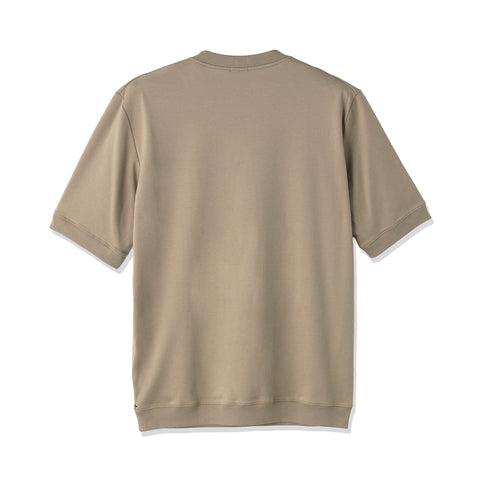 Tailored Ribbed Hem T-shirt Color: Mist