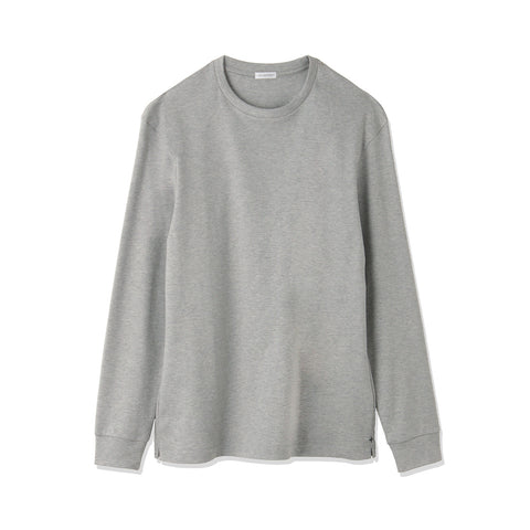 【Renewal】Tailored Long Sleeve T-shirt Color: Gray