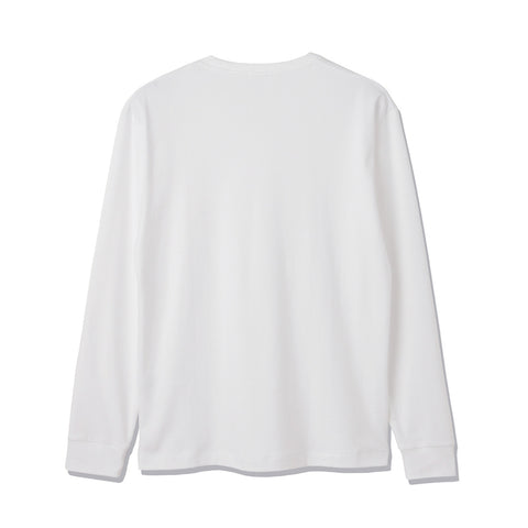 【Renewal】Tailored Long Sleeve T-shirt Color: White