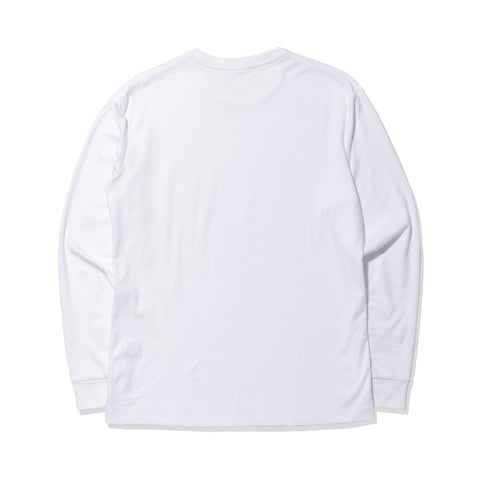 【Renewal】Tailored Long Sleeve T-shirt Color: White